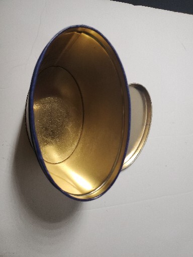 1995 Bristolware Beefsteak Tomato Soup Oval Tin