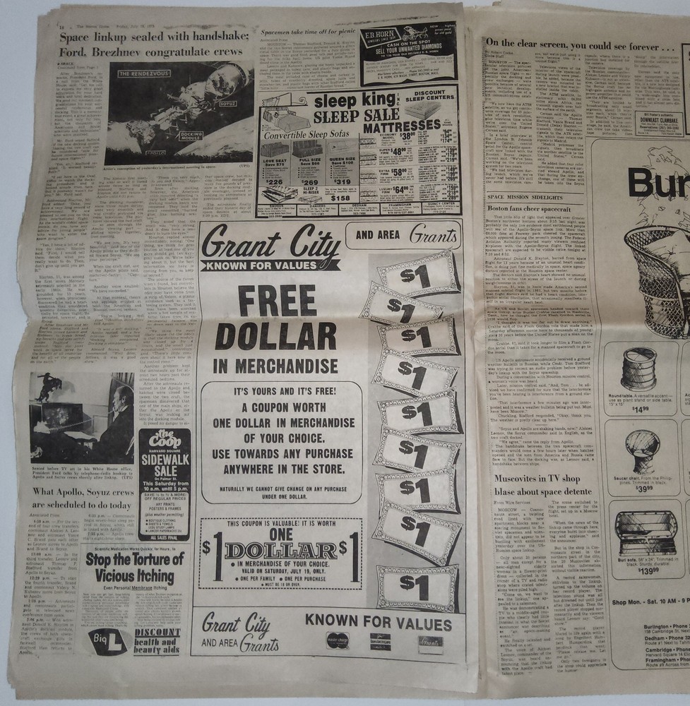 1970-1986 Newspapers: Eclipse, Viking Lands, Space Shuttle Challenger Explodes