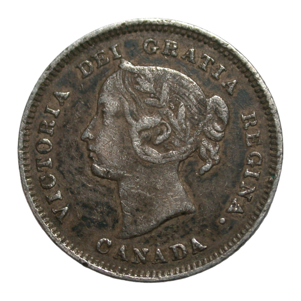 Canada 1885 5 Cents 5/5 Small s