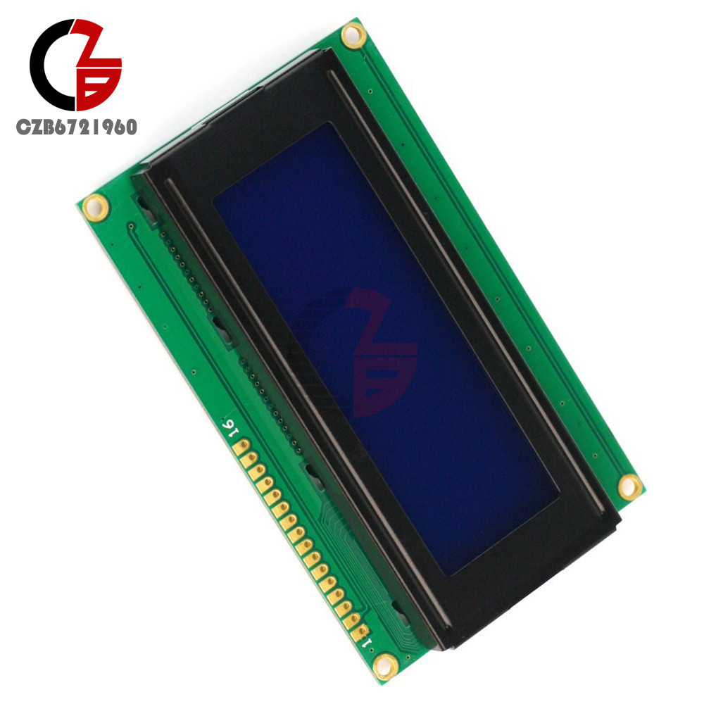Blue 3.3V 2004 20x4 Character LCD Display Module w/Tutorial HD44780 Controller