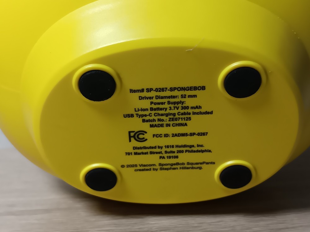 *FREE SHIP* SPONGEBOB SQUAREPANTS SPEAKER Wireless Bluetooth LED Color Changing