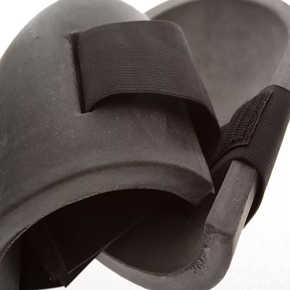 Black Rubber Work Knee Pads