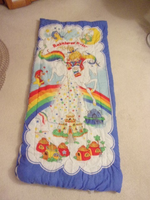 Vtg Rainbow Brite Sleeping Bag