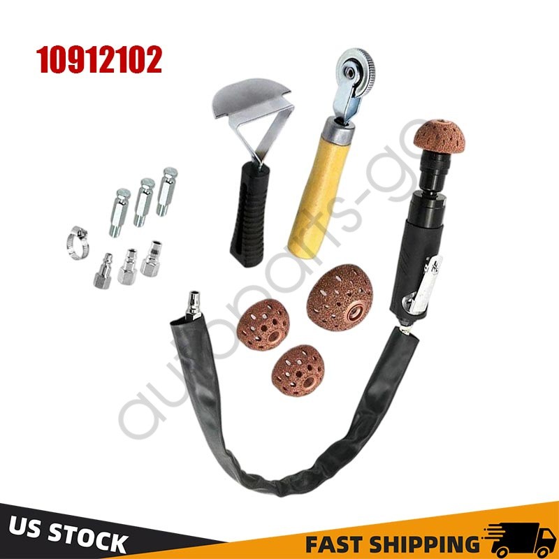 2500 RPM Tire Buffer & Repair Kit: Includes Scraper, Roller, Buffing Wheel
