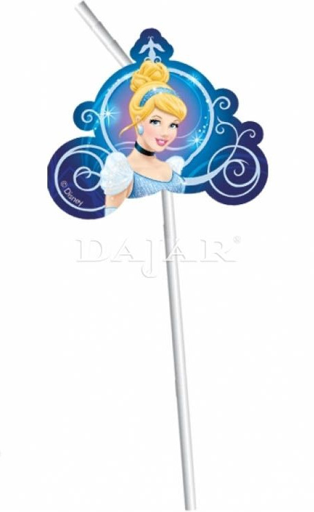Cinderella Sparkle Drinking Straws