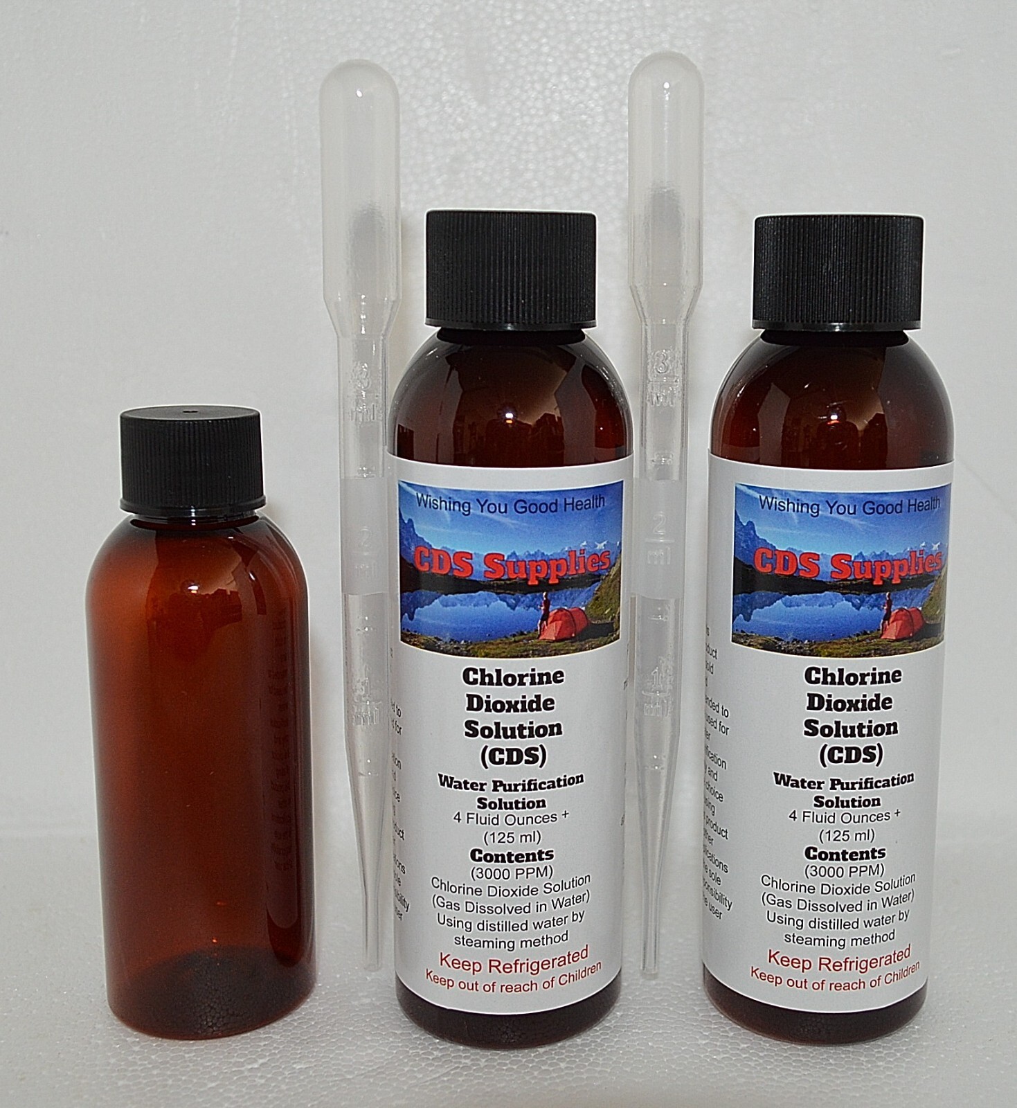 Water Purification Drops for Pets & Humans (8 oz Ready Made, No Mixing)