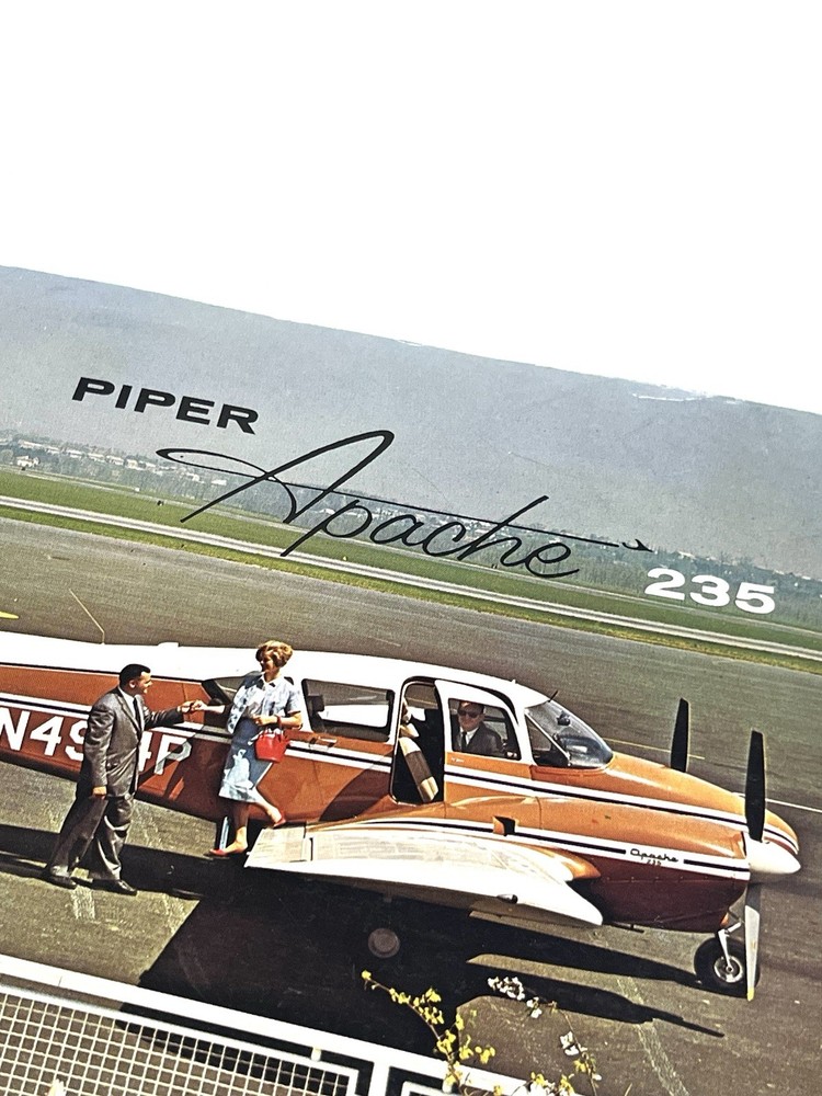 Vintage Piper Apache 235 Brochure