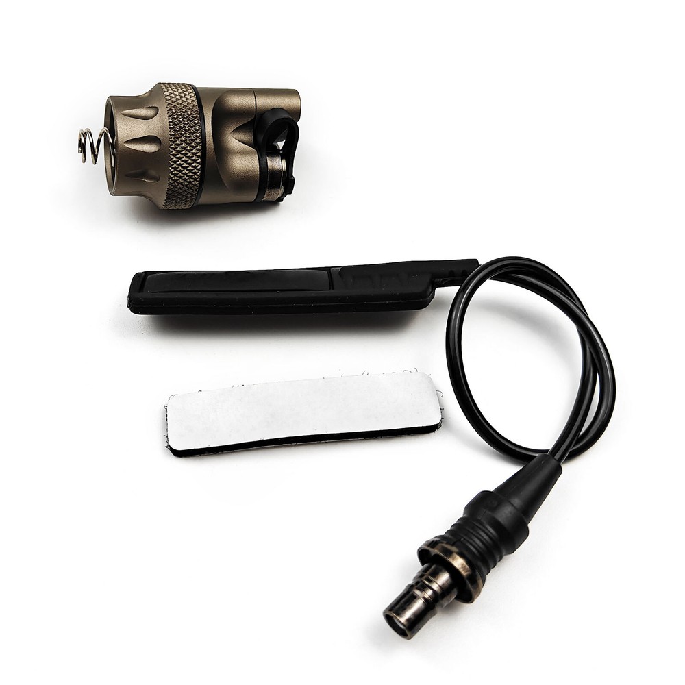 Tactical Dual Function Flashlight Switch For M300 M600 Upgrade Tail Cap Cover