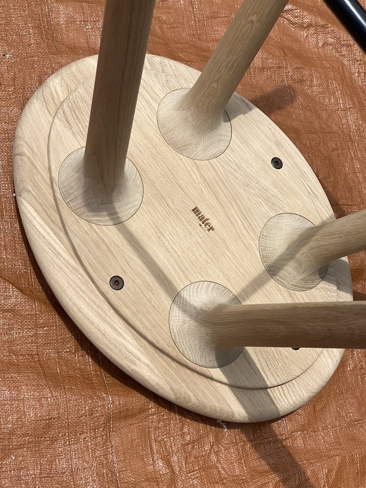 Mater Space Premium Edition Soaped Oak Counter Stool