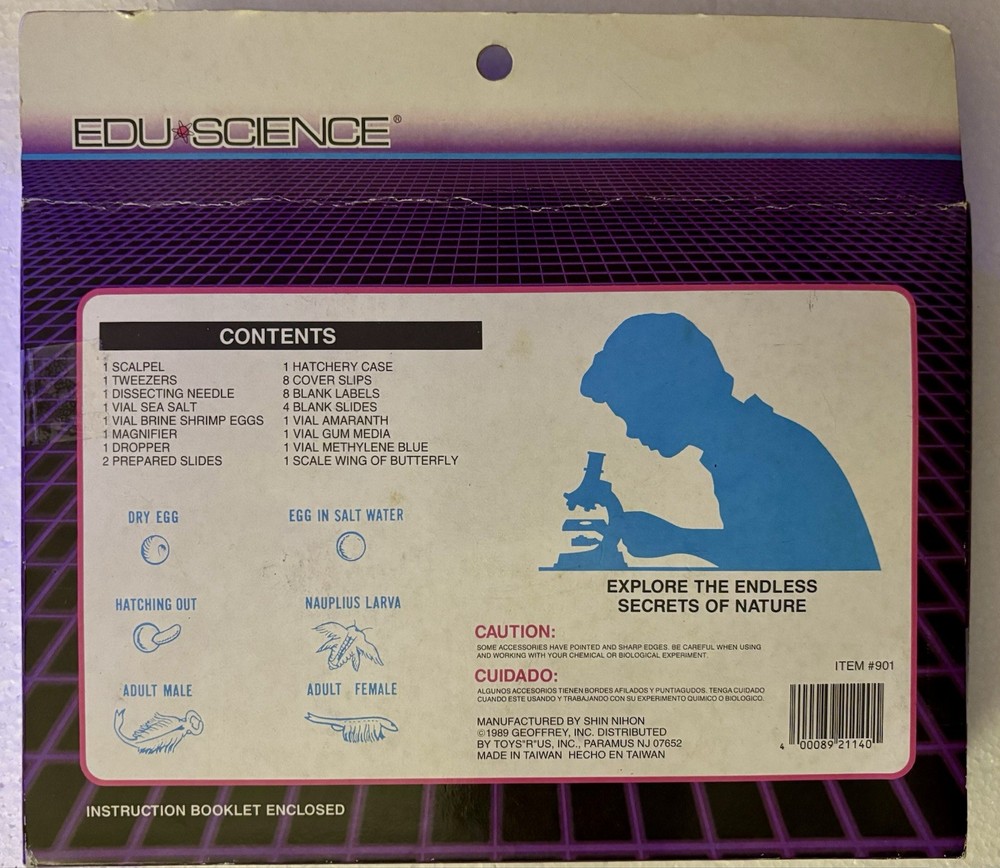 Edu Science Slide Making Kit with Instruction Booklet