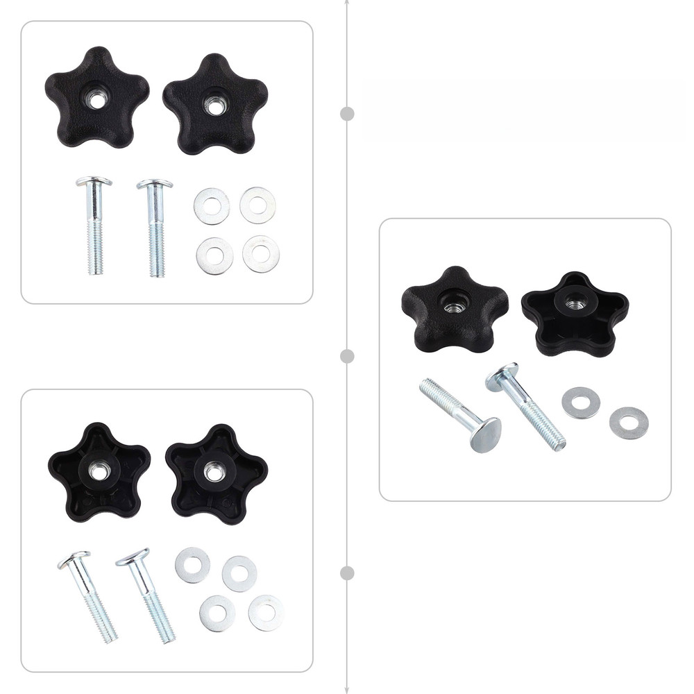 2 Pack For Toro Lawnmower Handle Knobs with Washer and Bolt Replacement Set