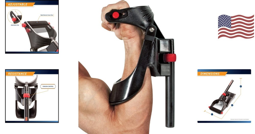 Versatile Wrist & Forearm Strengthener – Compact, Adjustable, and Efficient