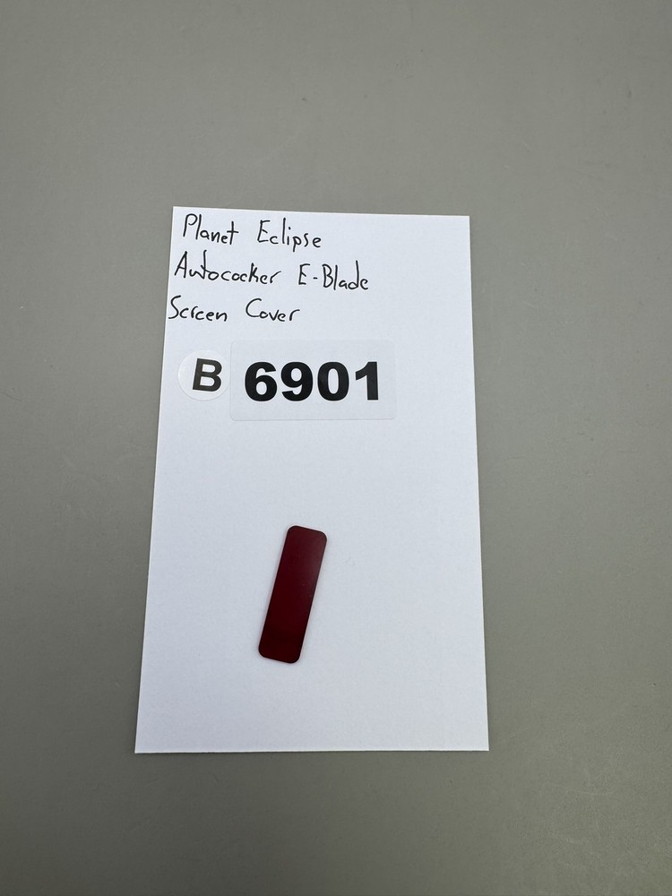 Planet Eclipse Autococker E-Blade Screen Cover Red