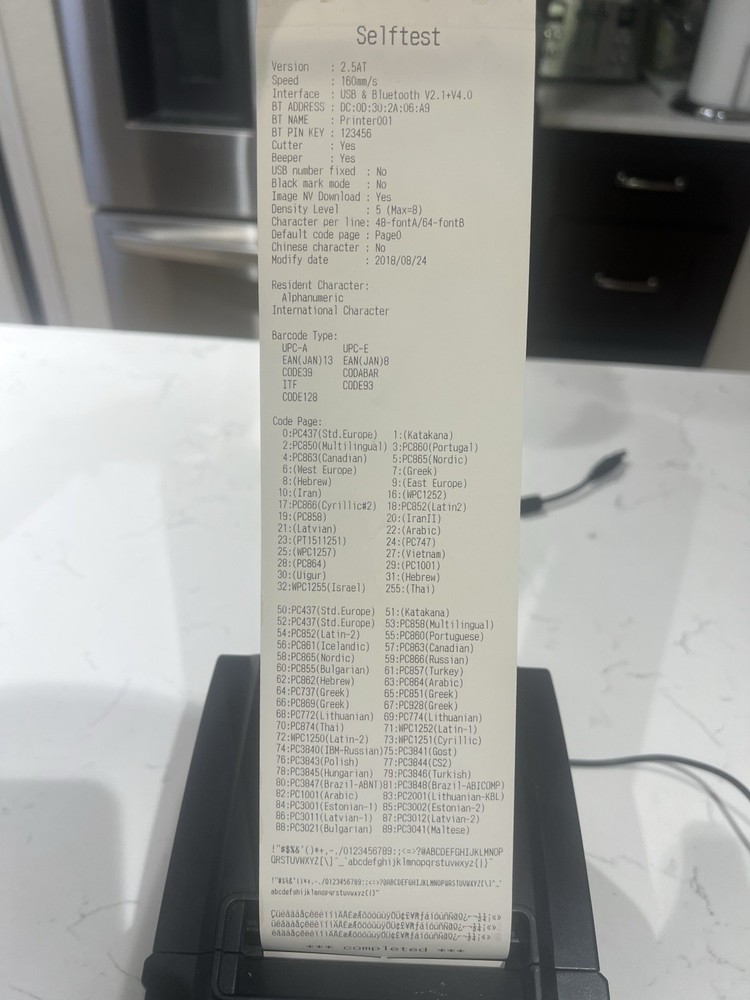 Inkjet M813 Desktop Thermal Receipt Printer