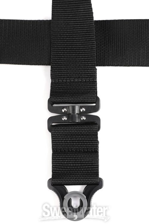 D'Addario Auto Lock Swivel Guitar Strap - Black