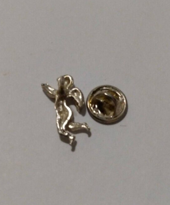 Small Silvertone Cherub Angel Tack Pin