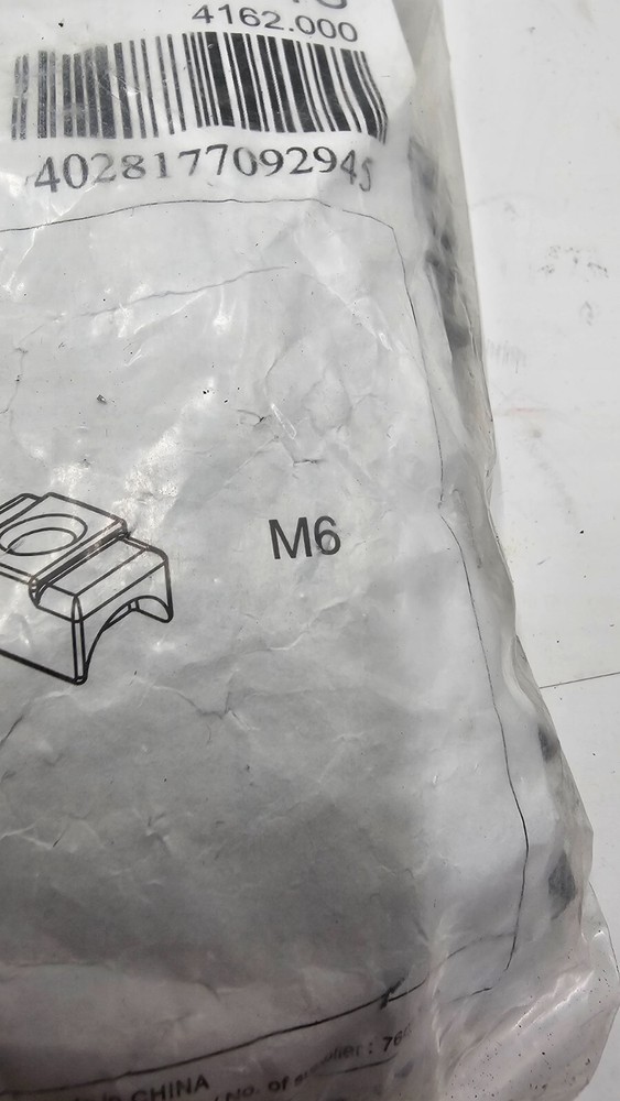 (QTY 100) Rittal Threaded Blocks 4162000 Rectangular System Punching 12.5x10.5mm