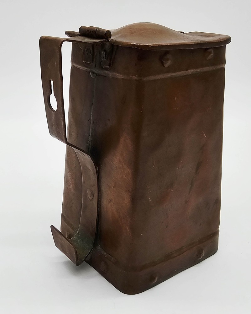 Cape Cod Shop Hammered Copper Fire Starter Pitcher Fireplace Brass