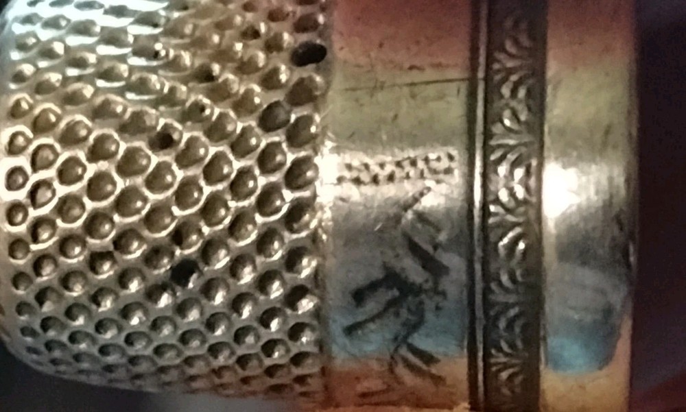 Vintage Sterling Silver Thimble