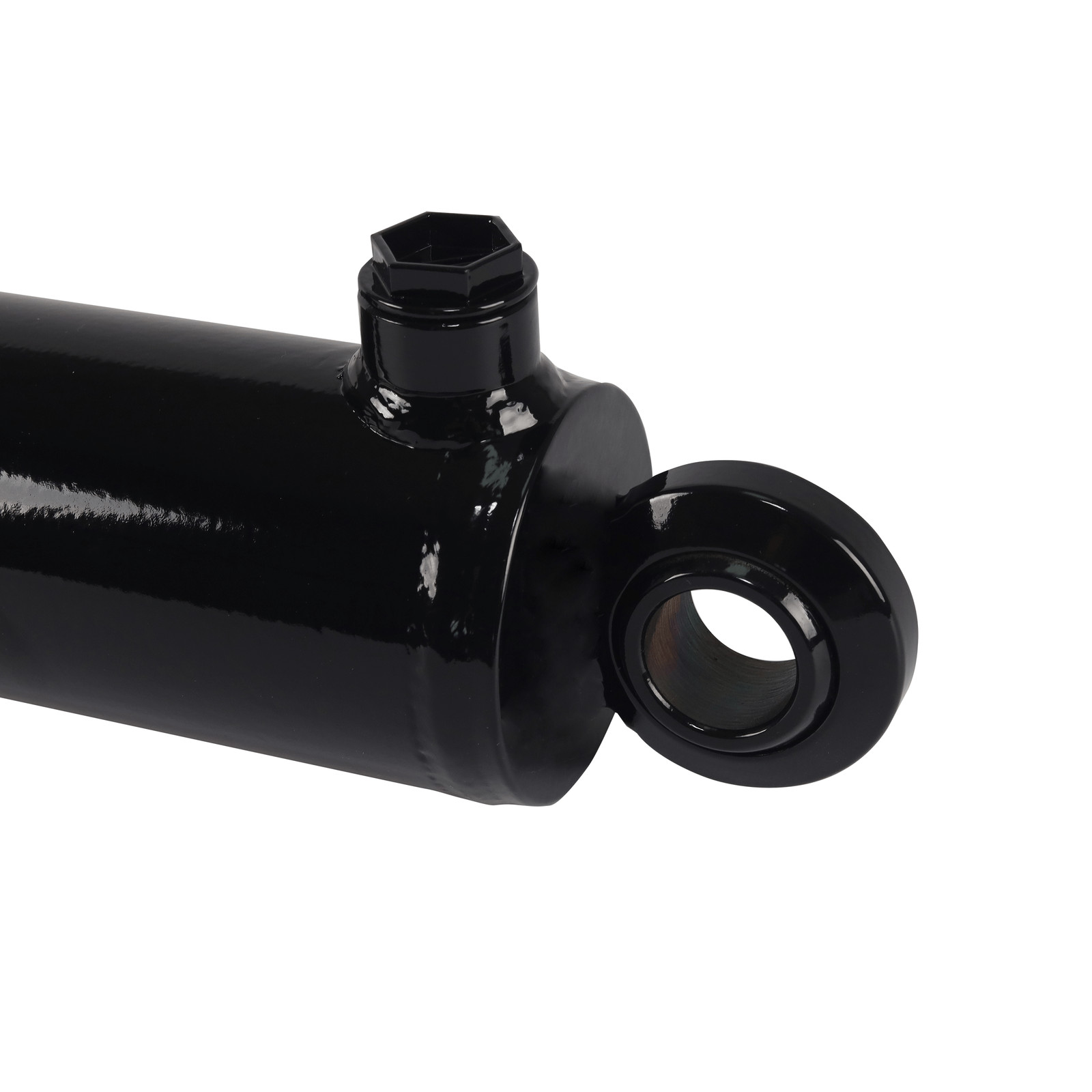Hydraulic Cylinder Welded Double Acting 2" Bore 14" Stroke Swivel Ball/Eye