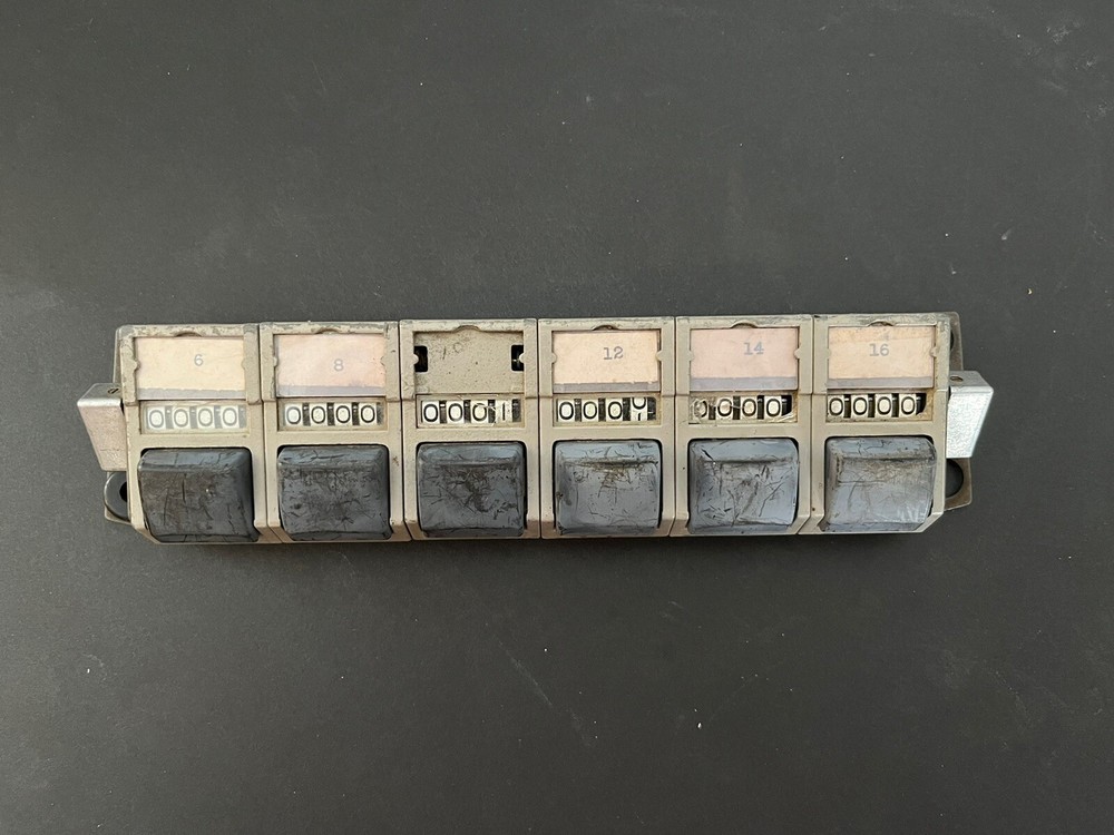 Veeder Root Mechanical Counters Vary Tally 6 Digits