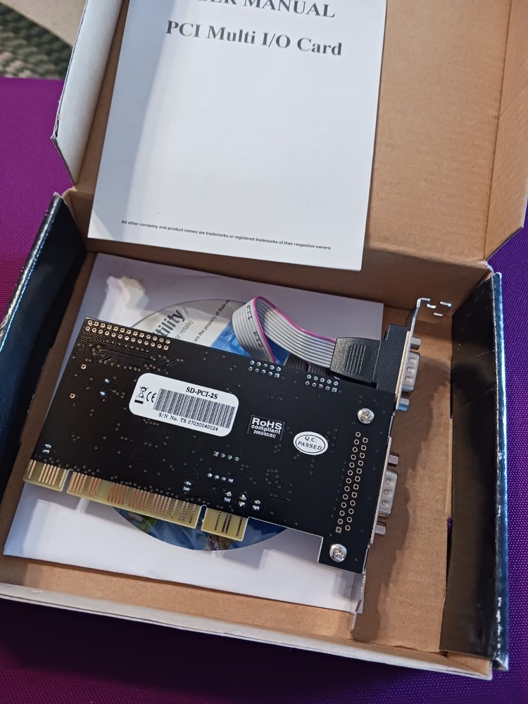 PCI Multi Controller card / IO SYBA SD-PC19 New Opened Box Vintage