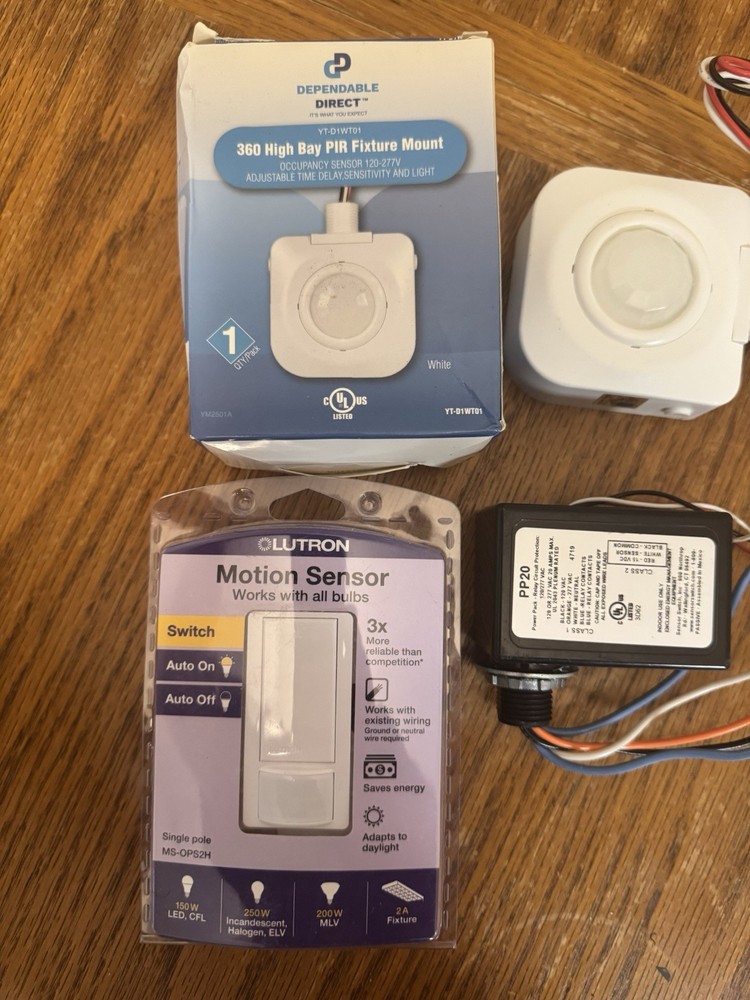 Dependable Direct Lutron Acuity Controls PIR Motion Sensors Combo Complete