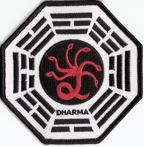LOST TV SHOW  PATCH - HYDRA LOGO - LST06