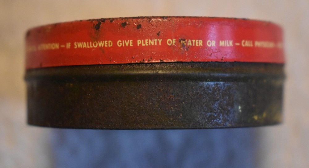 VINTAGE RUBYFLUID SOLDERING PASTE TIN COLUMBUS OHIO