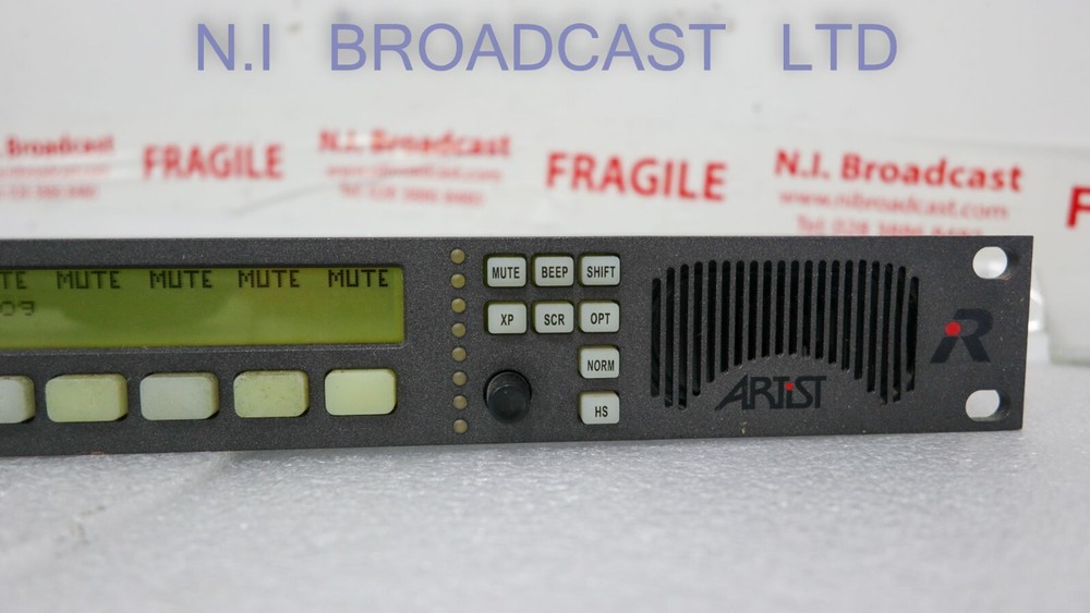 Riedel rcp-2016 Artist intercom panel with PSU Fully working,