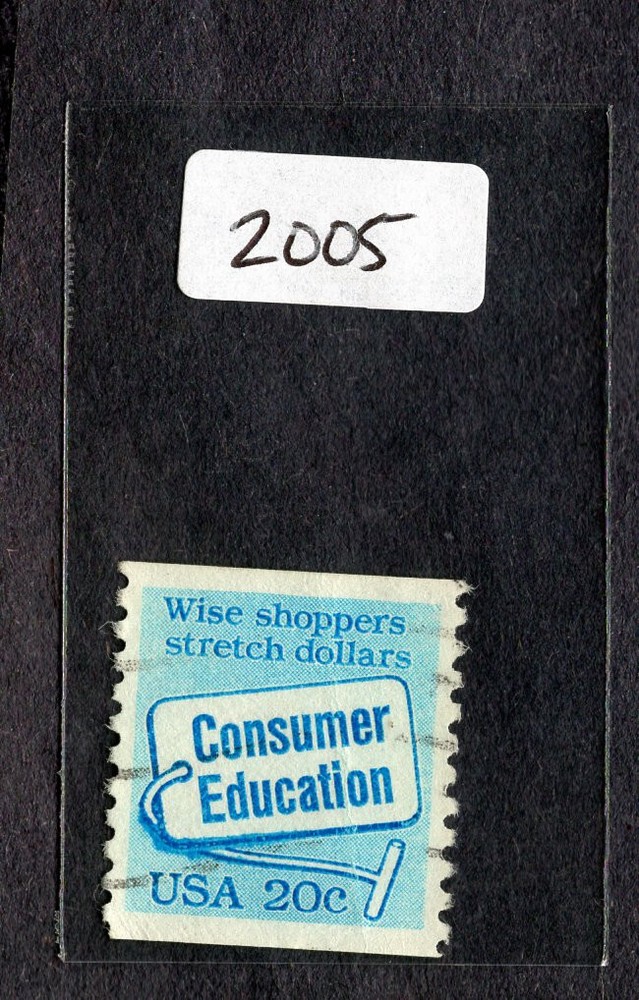 1982 Stamp #2005 Consumer Education Used
