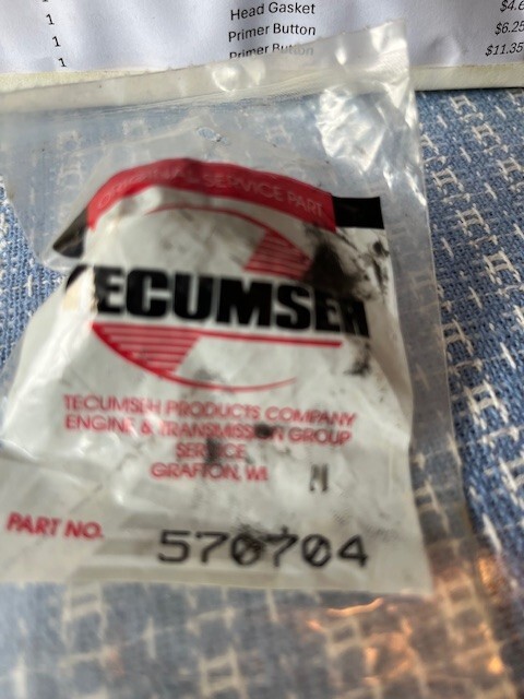 Tecumseh Part # 570704