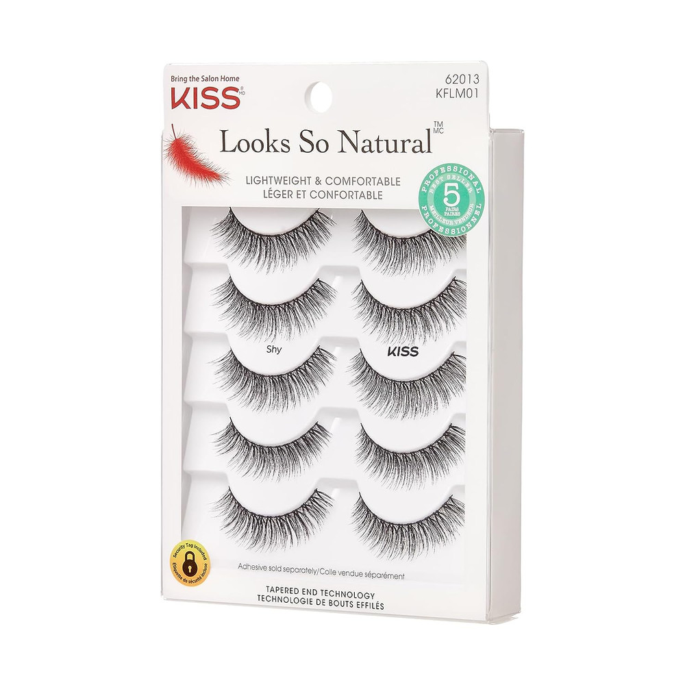 Looks So Natural False Eyelashes Multipack, Lightweight & Comfortable, Tapere...