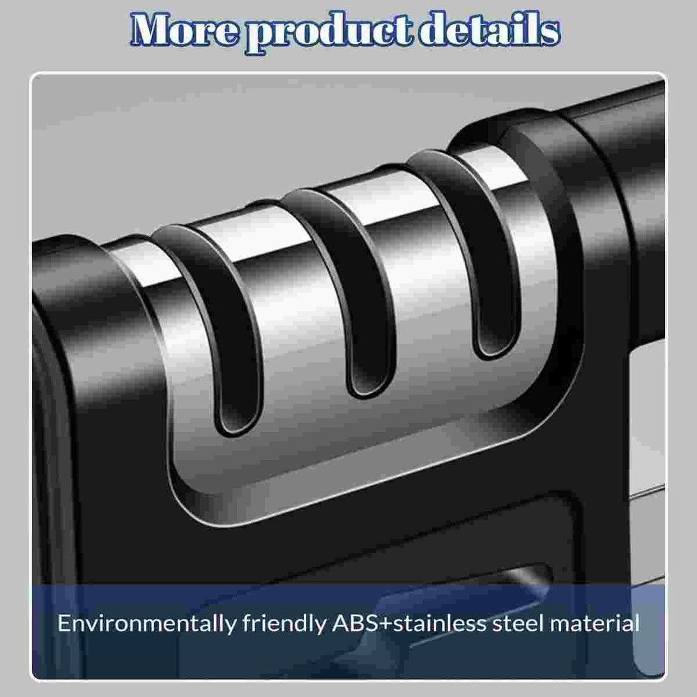 4 Stage Knife Sharpener Professional Ceramic Tungsten Kitchen Sharpening System