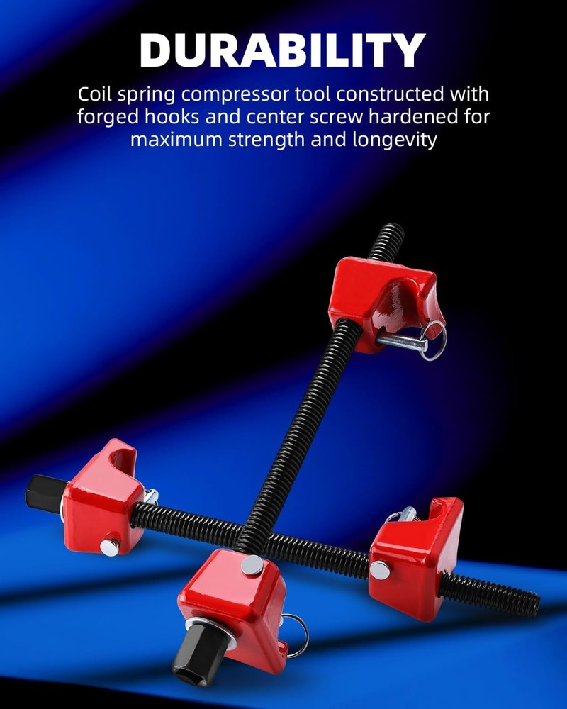 2Pcs Coil Spring Compressor Tool Set Strut Remover Installer Suspension Tool