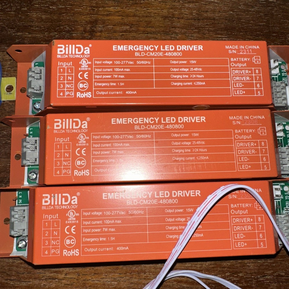 3 BILLDA EMERGENCY LED DRIVER BLD-CM20E-480800