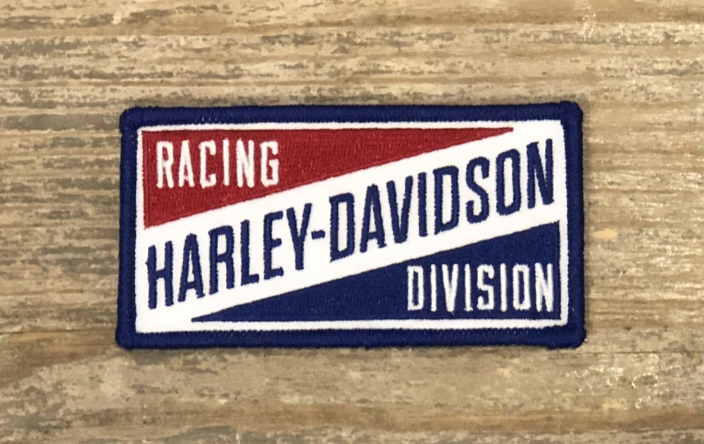 Retro Harley Davidson Racing Division Patch