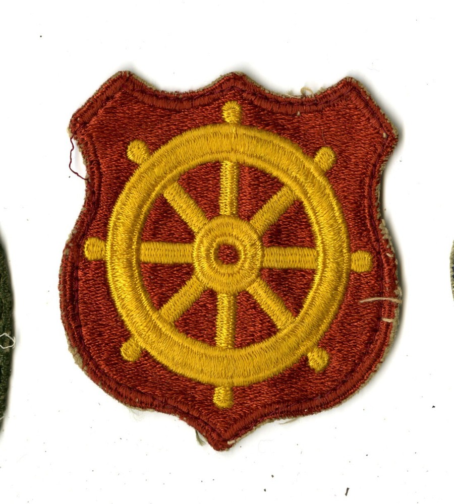 Ports of Embarkation White Back Patch Transportation