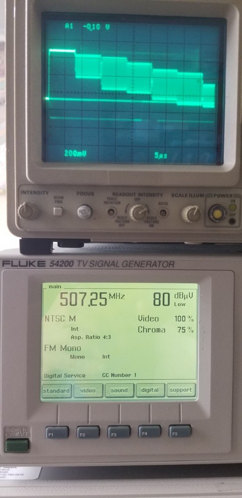 FLUKE 54200 Multi Format Video Generator Programmable Loaded with Options