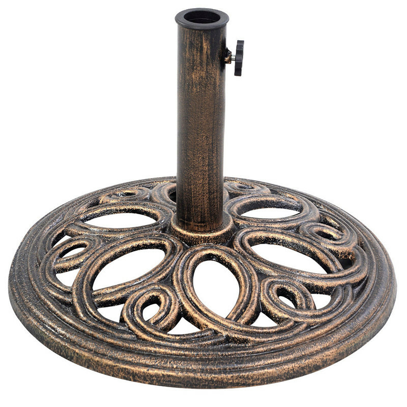 23 LBS Patio Outdoor Round Umbrella Base Stand Cast Iron
