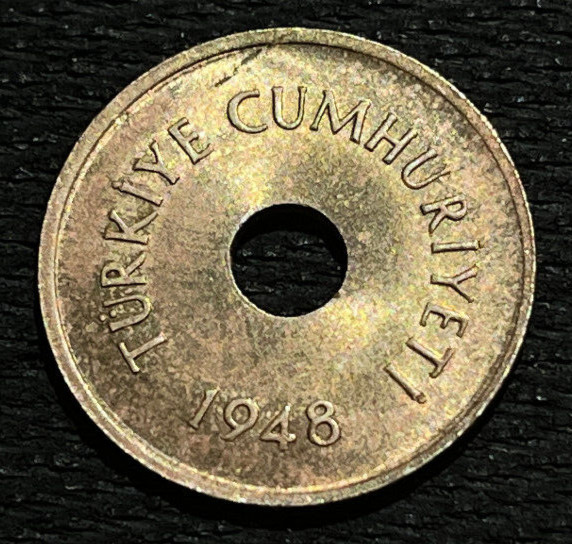 1948 Turkiye  2-1/2  Kurus
