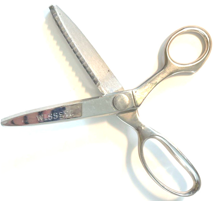 Wiss Pinking Shears Model C C 7 Zig Zag Sawtooth Pattern Scissors 7.5 FREE Ship