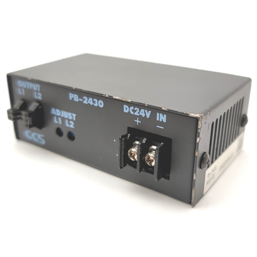 CCS PB-2430 Machine Vision Light Source Power Supply 12/24VDC Output 24VDC Input