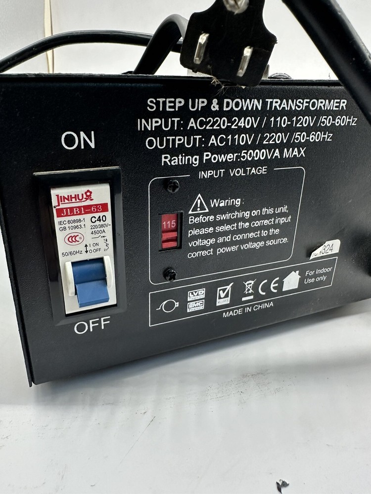 5000W ST-5000 Step Up Step Down Transformer 110V to 220V