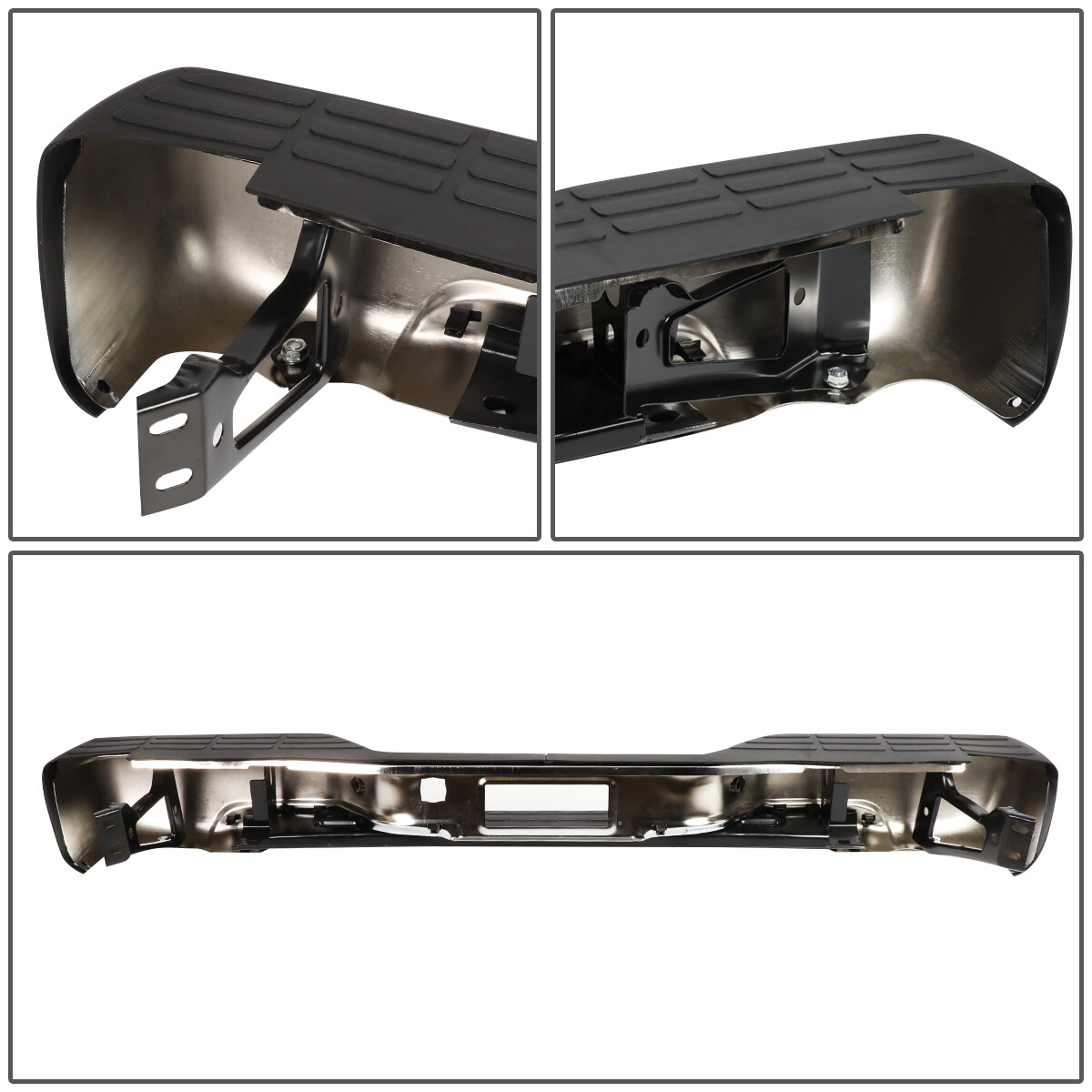 For 99-07 Chevy Silverado GMC Sierra 1500 2500 Steel Rear Step Bumper Assembly