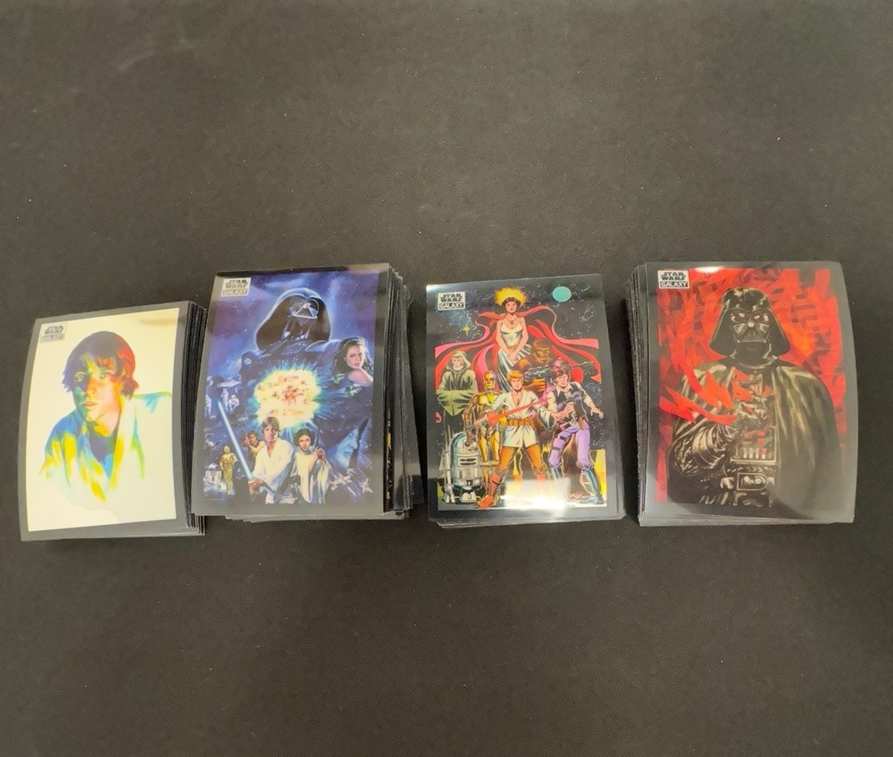 2022 Topps Chrome Star Wars Galaxy COMPLETE BASE SET #1-100