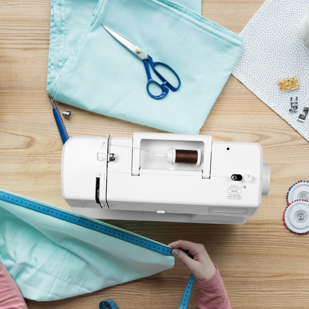 Electronic Sewing Machine Computerized Embroidery Sewing Machine White