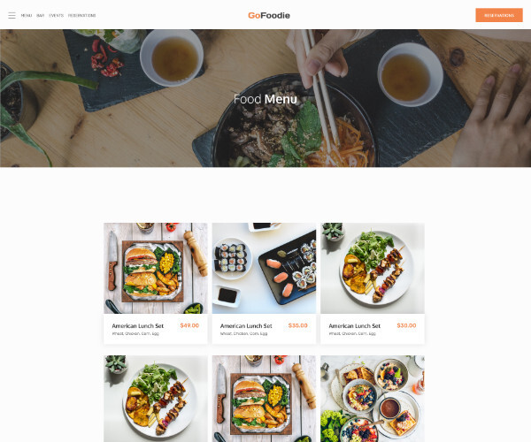 Premium Wordpress Elementor Template Kit Bundle | Food & Drink theme