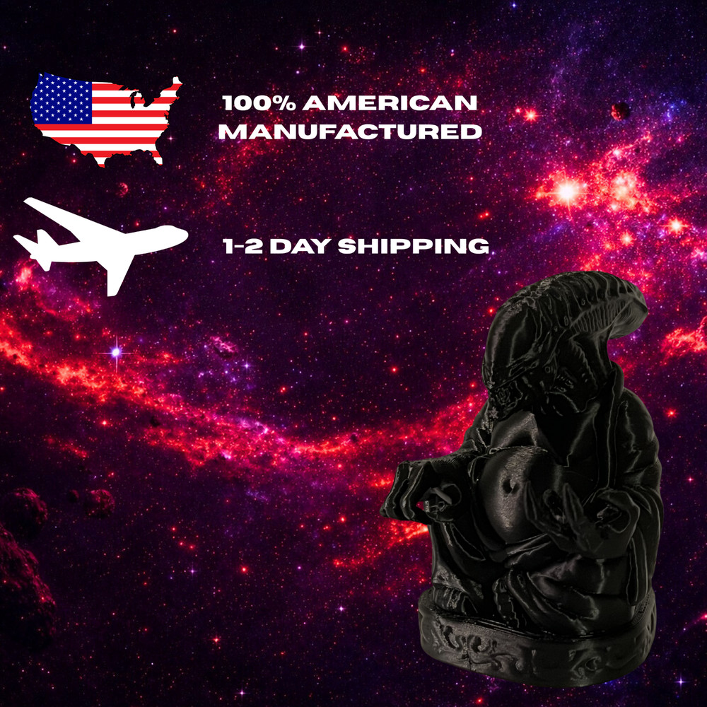 Alien Xenomorph Buddha Statue