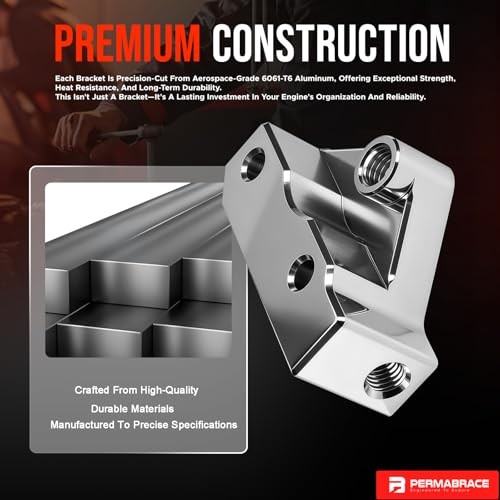 LS Engine Knock Sensor Relocation Bracket Kit - Compatible with 1997-2007 for